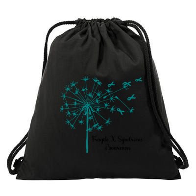 Dandelion Fragile X Syndrome Awareness Family Wear Matching Gift Drawstring Bag