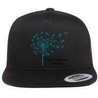Dandelion Fragile X Syndrome Awareness Family Wear Matching Gift Flat Bill Trucker Hat