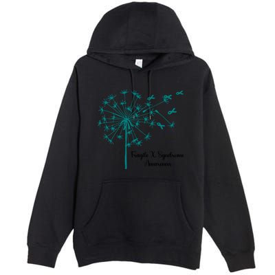 Dandelion Fragile X Syndrome Awareness Family Wear Matching Gift Premium Pullover Hoodie
