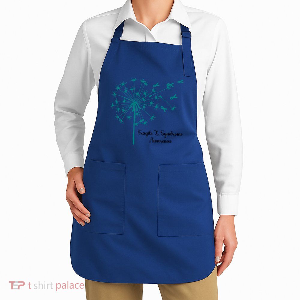 Dandelion Fragile X Syndrome Awareness Family Wear Matching Gift Apron