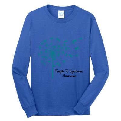 Dandelion Fragile X Syndrome Awareness Family Wear Matching Gift Tall Long Sleeve T-Shirt