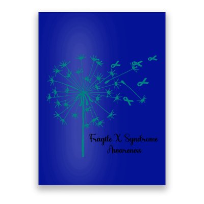 Dandelion Fragile X Syndrome Awareness Family Wear Matching Gift Poster