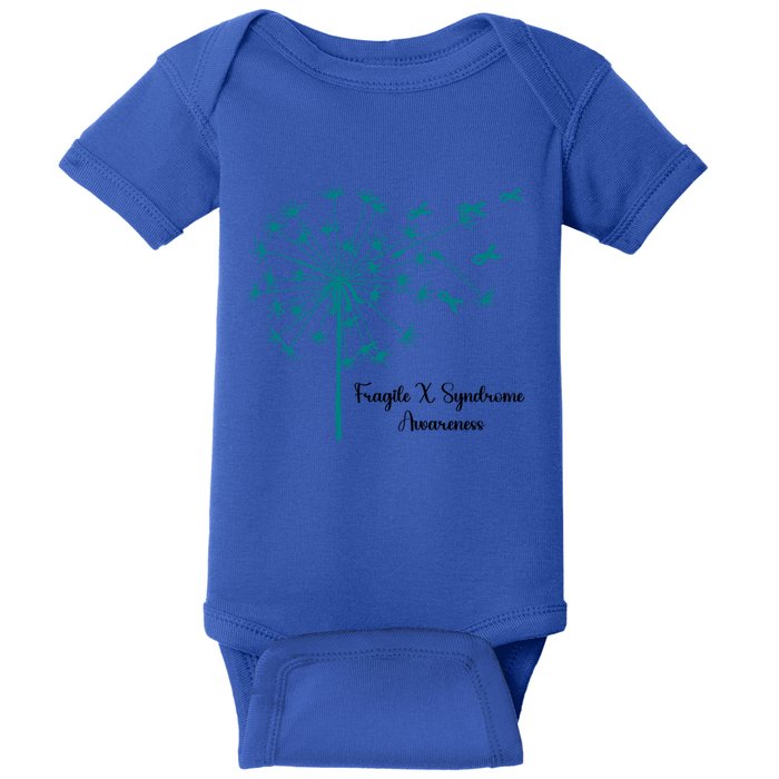 Dandelion Fragile X Syndrome Awareness Family Wear Matching Gift Baby Bodysuit