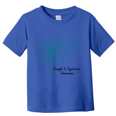 Dandelion Fragile X Syndrome Awareness Family Wear Matching Gift Toddler T-Shirt