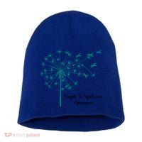 Dandelion Fragile X Syndrome Awareness Family Wear Matching Gift Short Acrylic Beanie