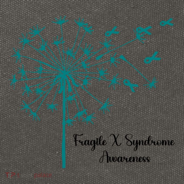 Dandelion Fragile X Syndrome Awareness Family Wear Matching Gift Cotton Canvas Backpack