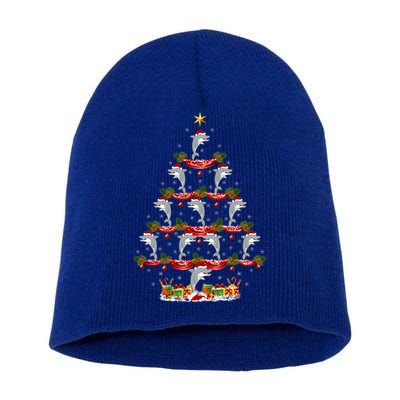 Dolphin Fish Xmas Tree Lighting Dolphin Christmas Tree Gift Short Acrylic Beanie