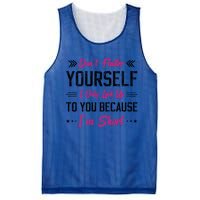 Dont Flatter Yourself I Only Look Up To You Because Im Short Gift Mesh Reversible Basketball Jersey Tank