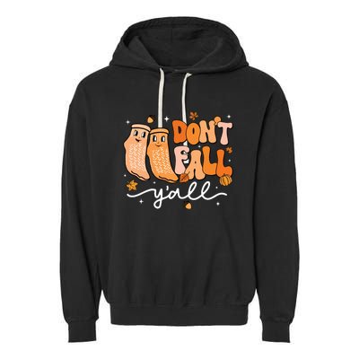 DonT Fall YAll Fall Prevention Fall Physical Therapy Nurse Garment-Dyed Fleece Hoodie