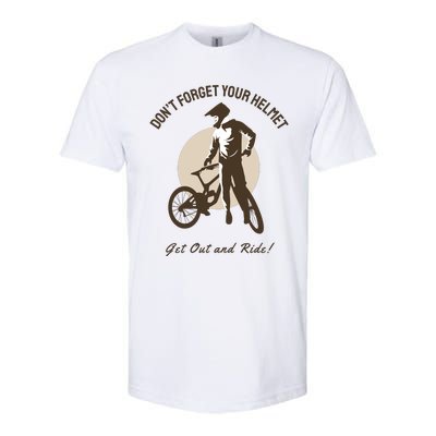 Dont Forget Your Helmet Softstyle® CVC T-Shirt