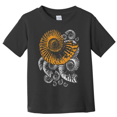 Digger Gifts 4 U Fossils Palaeontologists Fossil Ammonite Toddler T-Shirt