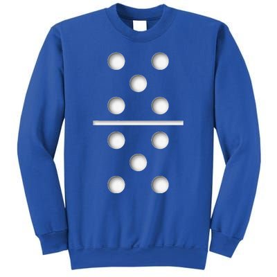 Domino Game 5 5 Halloween Christmas Sweatshirt