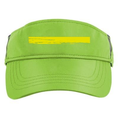 Dispatcher Gift 911 Operator Thin Gold Yellow Line Dispatcher Gift Adult Drive Performance Visor