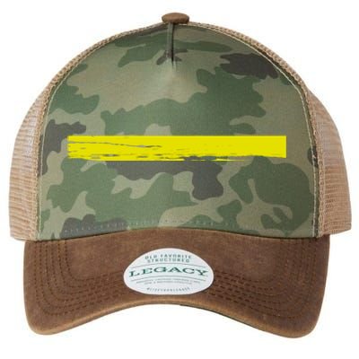 Dispatcher Gift 911 Operator Thin Gold Yellow Line Dispatcher Gift Legacy Tie Dye Trucker Hat