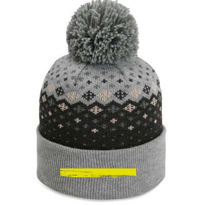 Dispatcher Gift 911 Operator Thin Gold Yellow Line Dispatcher Gift The Baniff Cuffed Pom Beanie