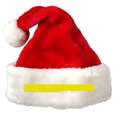 Dispatcher Gift 911 Operator Thin Gold Yellow Line Dispatcher Gift Premium Christmas Santa Hat