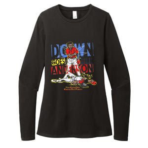 DOWN GOES ANDERSON FUNNY BASEBALL Trending Design Womens CVC Long Sleeve Shirt