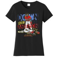 DOWN GOES ANDERSON FUNNY BASEBALL Trending Design Women's T-Shirt