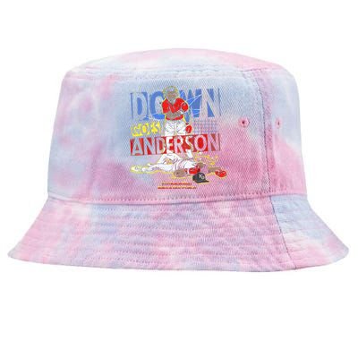 DOWN GOES ANDERSON FUNNY BASEBALL Trending Design Tie-Dyed Bucket Hat