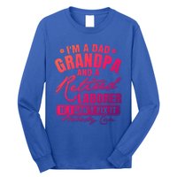 Dad Grandpa And A Retired Laborer Funny Xmas/Fathers Day Gift Long Sleeve Shirt