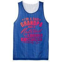 Dad Grandpa And A Retired Laborer Funny Xmas/Fathers Day Gift Mesh Reversible Basketball Jersey Tank