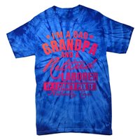 Dad Grandpa And A Retired Laborer Funny Xmas/Fathers Day Gift Tie-Dye T-Shirt