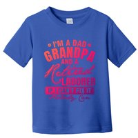 Dad Grandpa And A Retired Laborer Funny Xmas/Fathers Day Gift Toddler T-Shirt