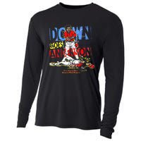 Down Goes Anderson Funny Baseball Cooling Performance Long Sleeve Crew