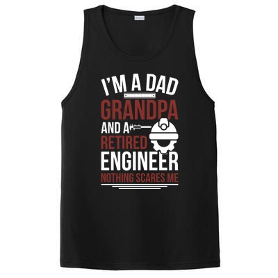 Dad Grandpa And Retired Engineer Retiret Gift PosiCharge Competitor Tank