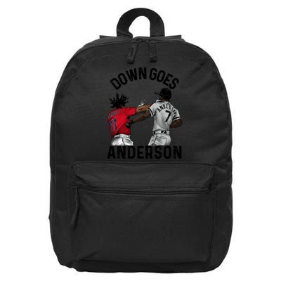 Down Goes Anderson 16 in Basic Backpack