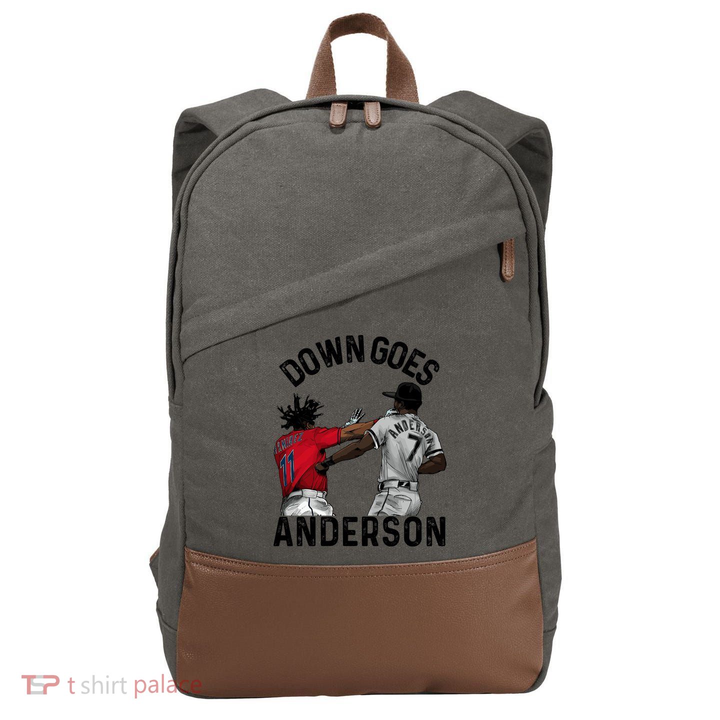 Down Goes Anderson Cotton Canvas Backpack
