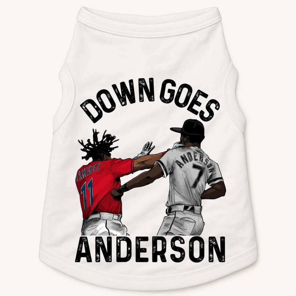 Down Goes Anderson Doggie Tank