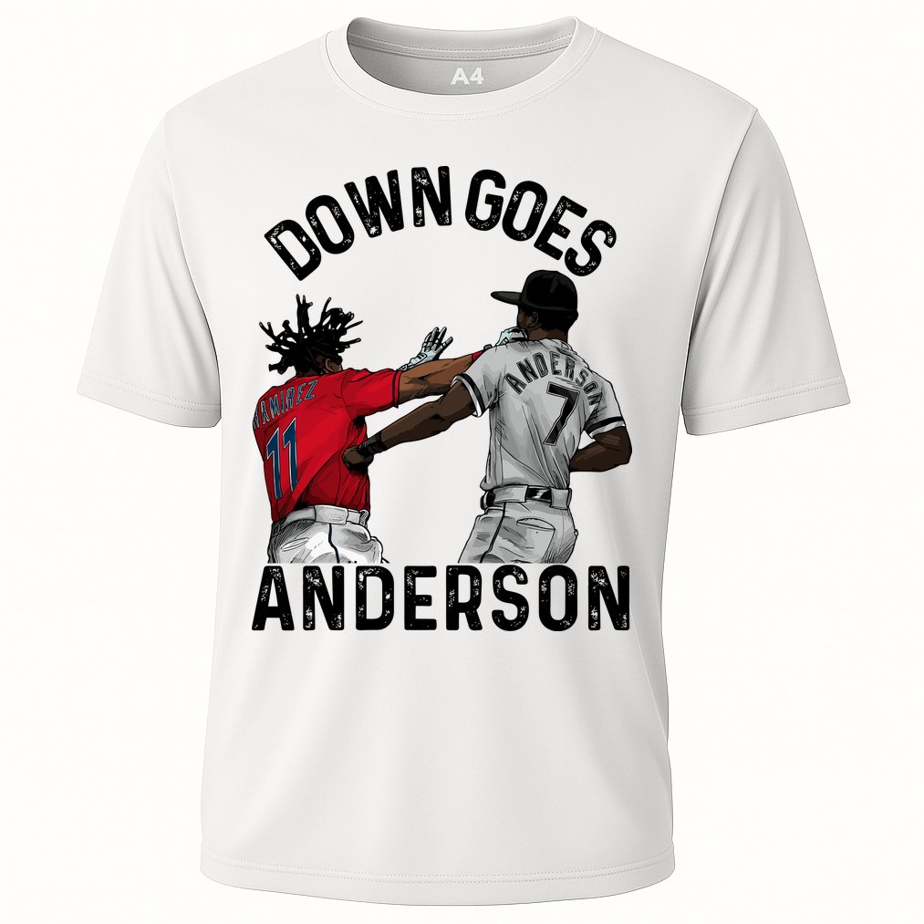 Down Goes Anderson Cooling Performance Crew T-Shirt