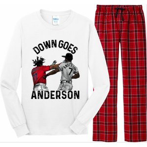 Down Goes Anderson Long Sleeve Pajama Set