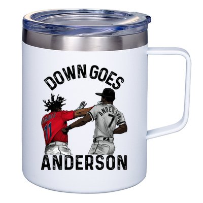 Down Goes Anderson 12oz Stainless Steel Coffee Mug