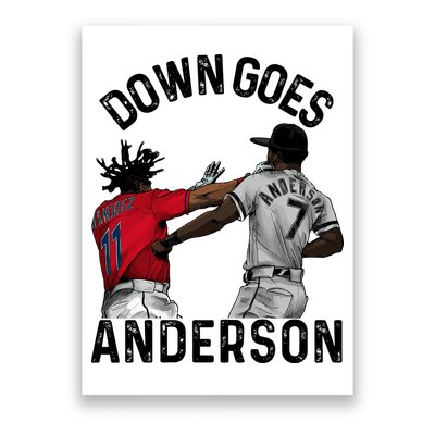 Down Goes Anderson Poster