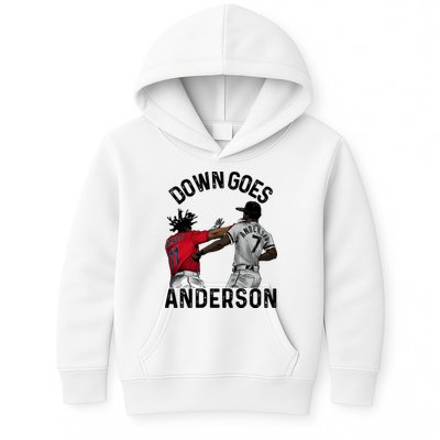 Down Goes Anderson Kids Hoodie