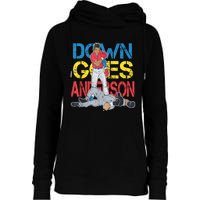 Down Goes Anderson Womens Funnel Neck Pullover Hood