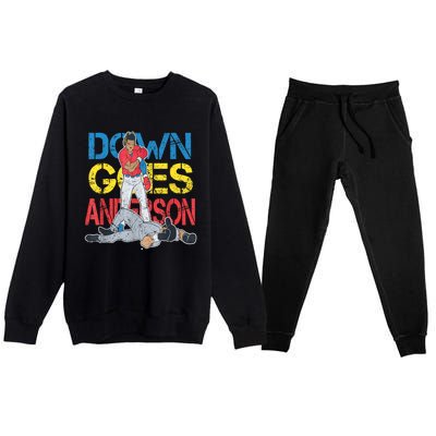 Down Goes Anderson Premium Crewneck Sweatsuit Set