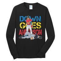 Down Goes Anderson Tall Long Sleeve T-Shirt