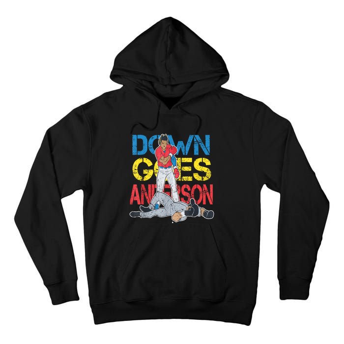 Down Goes Anderson Tall Hoodie