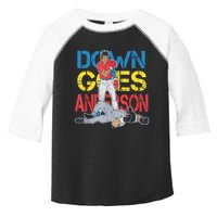 Down Goes Anderson Toddler Fine Jersey T-Shirt