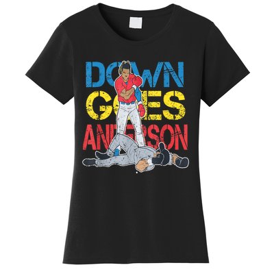 Down Goes Anderson Women's T-Shirt