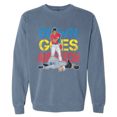 Down Goes Anderson Garment-Dyed Sweatshirt