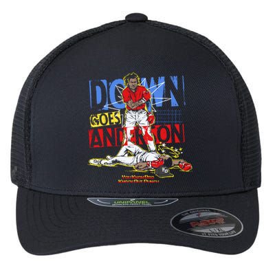 Down Goes Anderson Flexfit Unipanel Trucker Cap