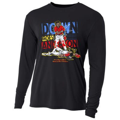 Down Goes Anderson Cooling Performance Long Sleeve Crew