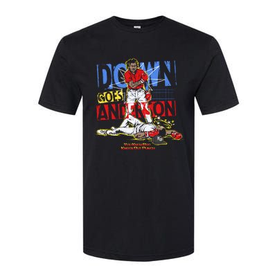 Down Goes Anderson Softstyle CVC T-Shirt