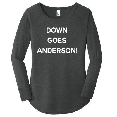 Down Goes Anderson Women's Perfect Tri Tunic Long Sleeve Shirt