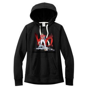 Down Goes Anderson Funny Baseball Meme Women's Fleece Hoodie