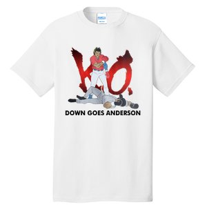 Down Goes Anderson Funny Baseball Meme Tall T-Shirt